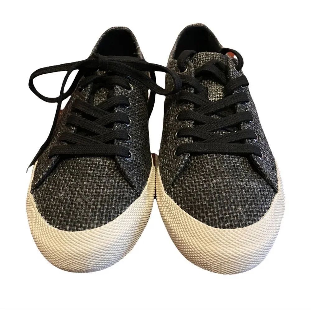 New Seavees Women's "Monterey" Raffia Black Raffia Sneakers 5 — image 3 of 5